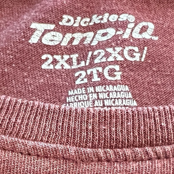 Dickies Mens Cooling Temp-iQ TShirt Performance Lot of 5 Raglan Short Sleeve 2XL - Picture 4 of 10